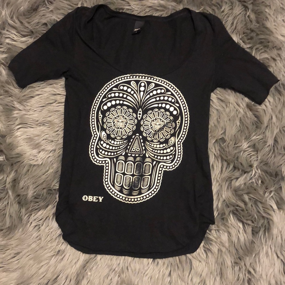 Obey Sugar Skull T